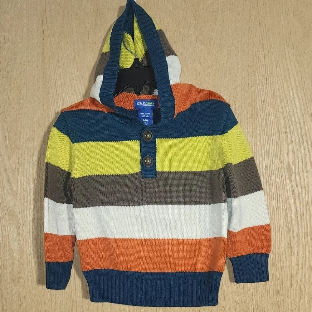 OshKosh B'gosh Multicolor Striped Hoodie